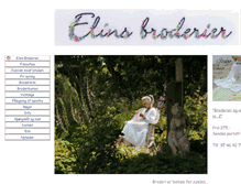 Tablet Screenshot of elinsbroderier.dk